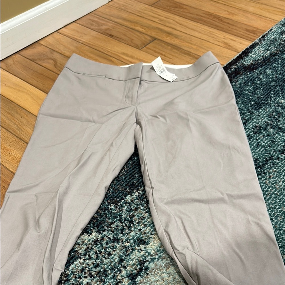 Ann Taylor Marisa ankle Elegant Gray Women's Pants size 4